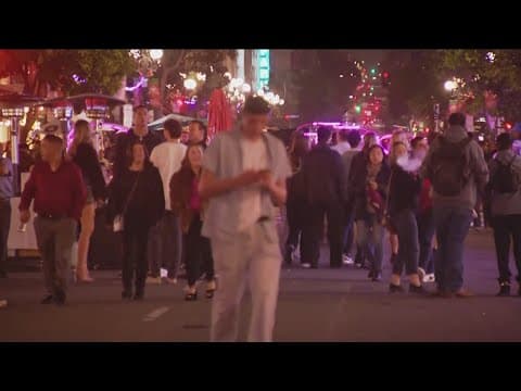 Ringing in New Year's Eve in downtown San Diego