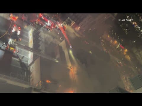 More than 70 San Diego County firefighters extinguish East Village fire