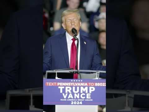 Donald Trump speaks after Biden’s ‘garbage’ comments about Trump supporters