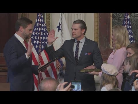 Pete Hegseth sworn in as U.S. Secretary of Defense, other appointees await confirmation votes