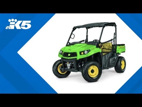 Burglary suspect flees deputies in John Deere vehicle