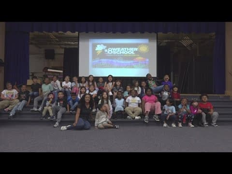 CBS 8 Weather School | Visiting Carver Elementary School
