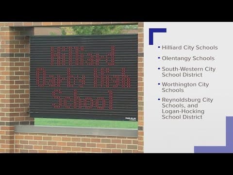Several central Ohio schools increasing security Monday after receiving emailed threats