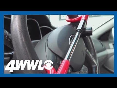 NOPD recommends purchasing steering locks for some Kia and Hyundai cars