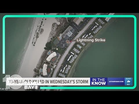 73-year-old woman killed after lightning strike