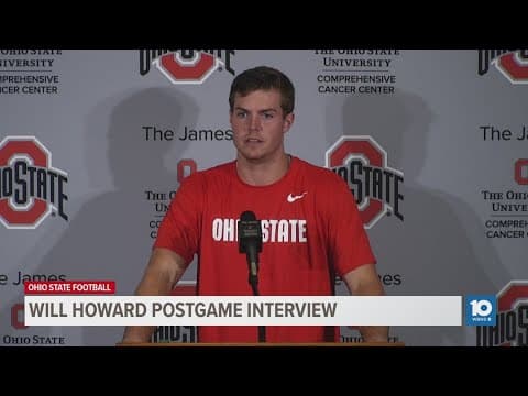 Will Howard postgame interview | Ohio State vs. Akron