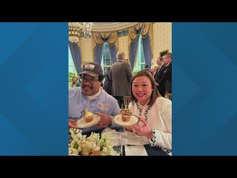 OSU Wexner Medical Center nurse sits with First Lady