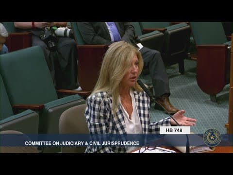 Cindy Clemishire testifies before committee on alleged abuse by Gateway Church founder Robert Morris