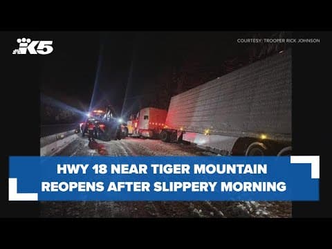 Hwy 18 over Tiger Mountain back open