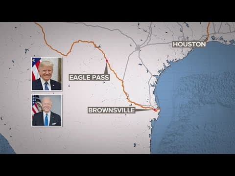 President Biden, former President Trump to make separate visits to the Texas border Thursday