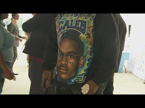 SUNO holds vigil for Caleb Wilson