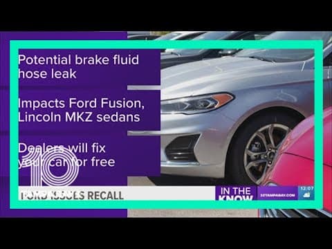Ford recalls 1.5M vehicles to fix brake hoses, wiper arms