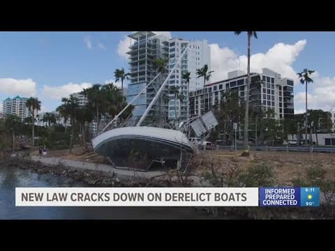 A new Florida law aims to crack down on derelict boats. Here's what to know