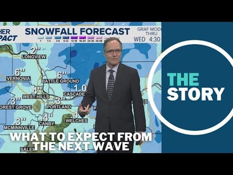 Chance of snow returns to Portland area on Wednesday, but barely