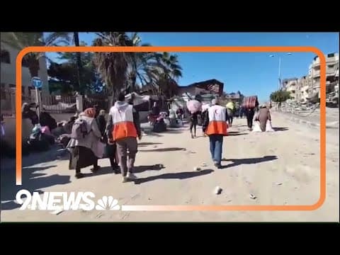 Displaced Families Leave Hospital In Khan Younis