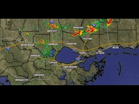 LIVE: Severe Weather in Southeast Louisiana | Tracking rain, storms
