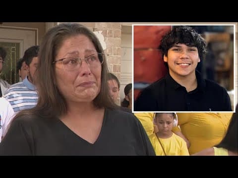 'Very heavy for us' | Family of teen killed at Cypress house party demands justice