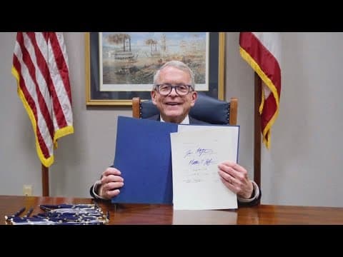 Governor Mike DeWine issues several vetoes, signs budget into law