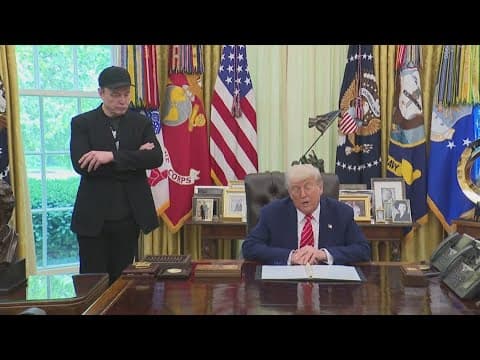 Elon Musk leaving the Trump administration