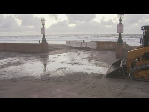 Boardwalk cleanup begins after huge waves rock San Diego coast