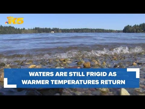 Pierce County's waters are still frigid amid record-breaking high temps this weekend