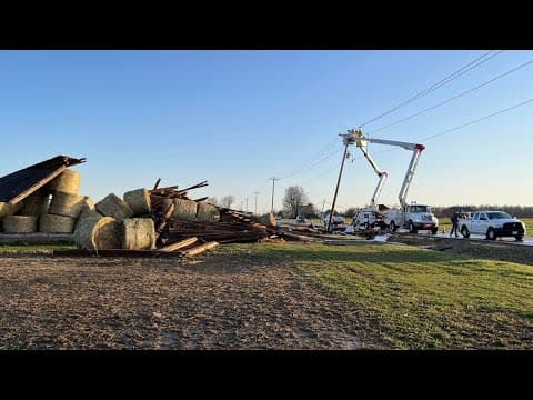 AEP Ohio crews working to restore power to thousands after storm, strong winds