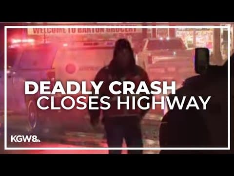 Deadly crash shuts down Highway 224 in Barton