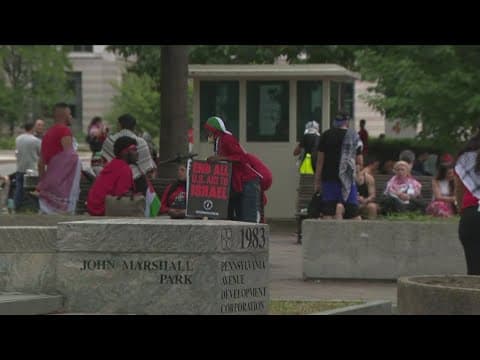 Protests continue near the Capitol