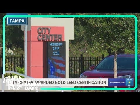 Tampa awards building with certification for going green