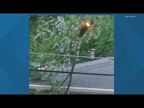 Indianapolis firefighter hurt at home with downed power lines