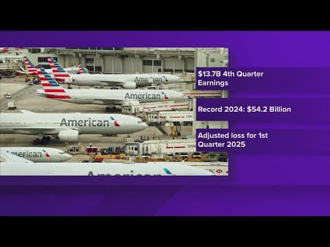 American Airlines stock down despite record reveue