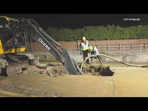 Some North Texas families without water after water line leak, officials say