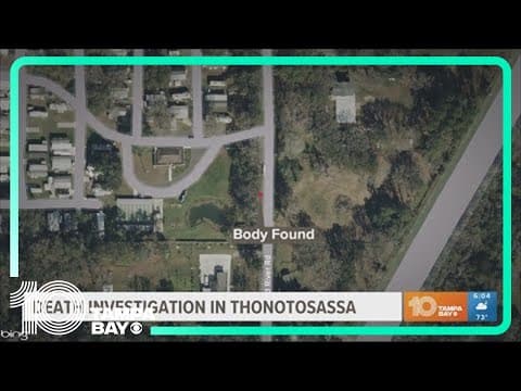 'Suspicious' death under investigation in Thonotosassa