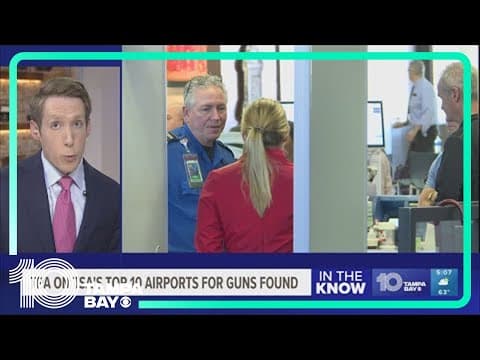 TSA: 2023 set record for number guns found at security checkpoints