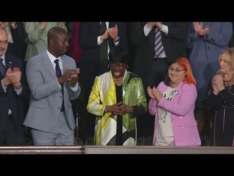 Bettie Mae Fikes, the 'Voice of Selma,' gets standing ovation at State of the Union