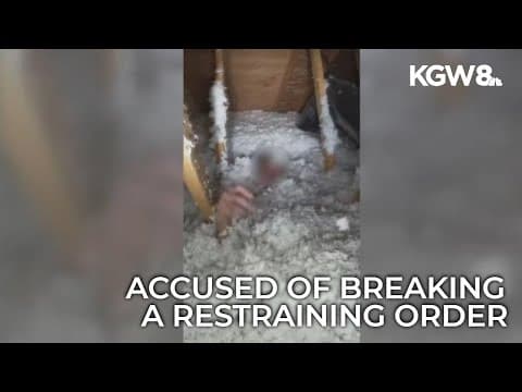 Vancouver police drone catches man hiding in attic insulation