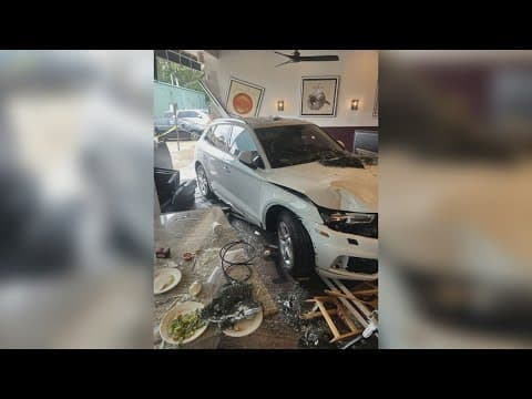 2 adults, 1 baby injured in Covington restaurant crash, sheriff says