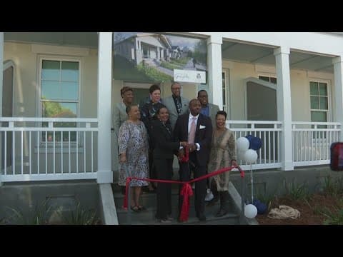 Grove Place affordable housing ribbon cutting