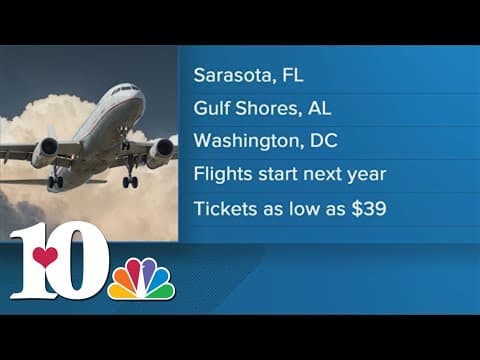 Allegiant Airlines adds three new destinations from McGhee Tyson Airport