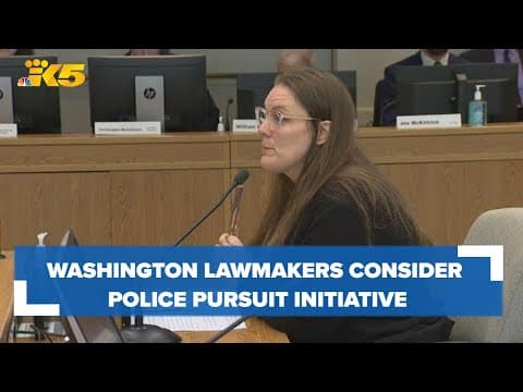 Lawmakers hear testimony as they consider police pursuit initiative