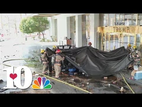 Cybertruck that exploded outside of Trump's Vegas hotel had gasoline tanks, camping fuel, and large