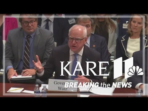 Preparation for Gov. Walz's congressional testimony cost taxpayers $430,000