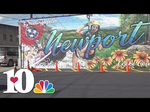 New mural in downtown Newport