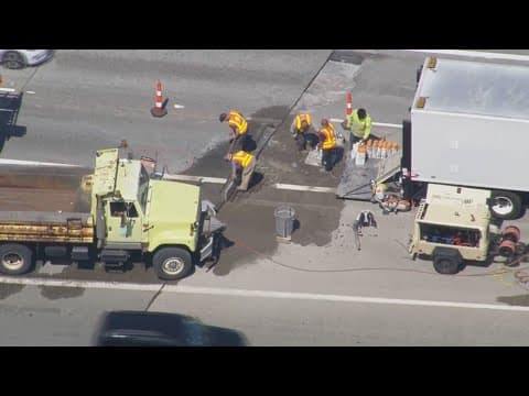 Emergency expansion joint repair on I-405 in Renton causes backups