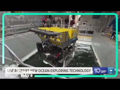 USF unveiled new remotely operated vehicle to explore deep sea