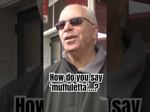 Central Grocery & Deli owner Tommy Tusa gives the correct pronunciation of the New Orleans sandwich.