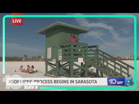 Siesta Key and some other Sarasota County beaches to reopen this weekend