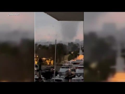 Possible tornado spotted in Fort Lauderdale