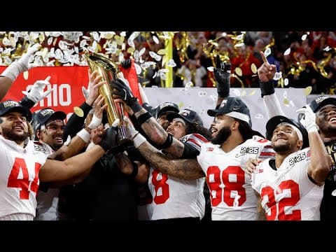 Best moments from 2025 Ohio State national championship win
