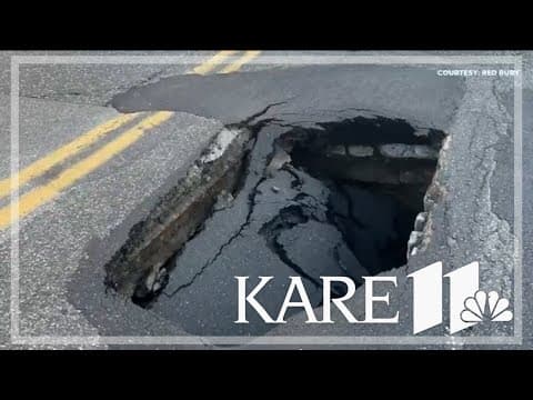 St. Paul sinkhole causes road closures